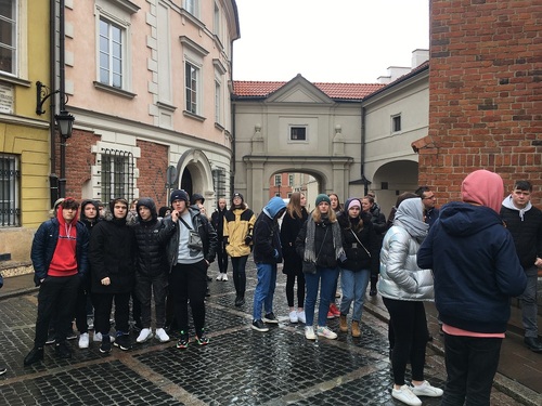 Młodzież z polskiej szkoły w Brukseli na wyjeździe edukacyjnym w Warszawie – 1–2 lutego 2020