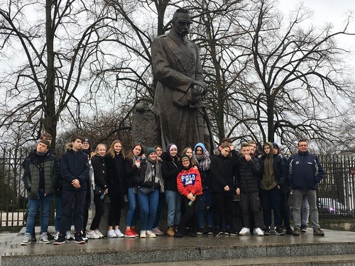 Młodzież z polskiej szkoły w Brukseli na wyjeździe edukacyjnym w Warszawie – 1–2 lutego 2020