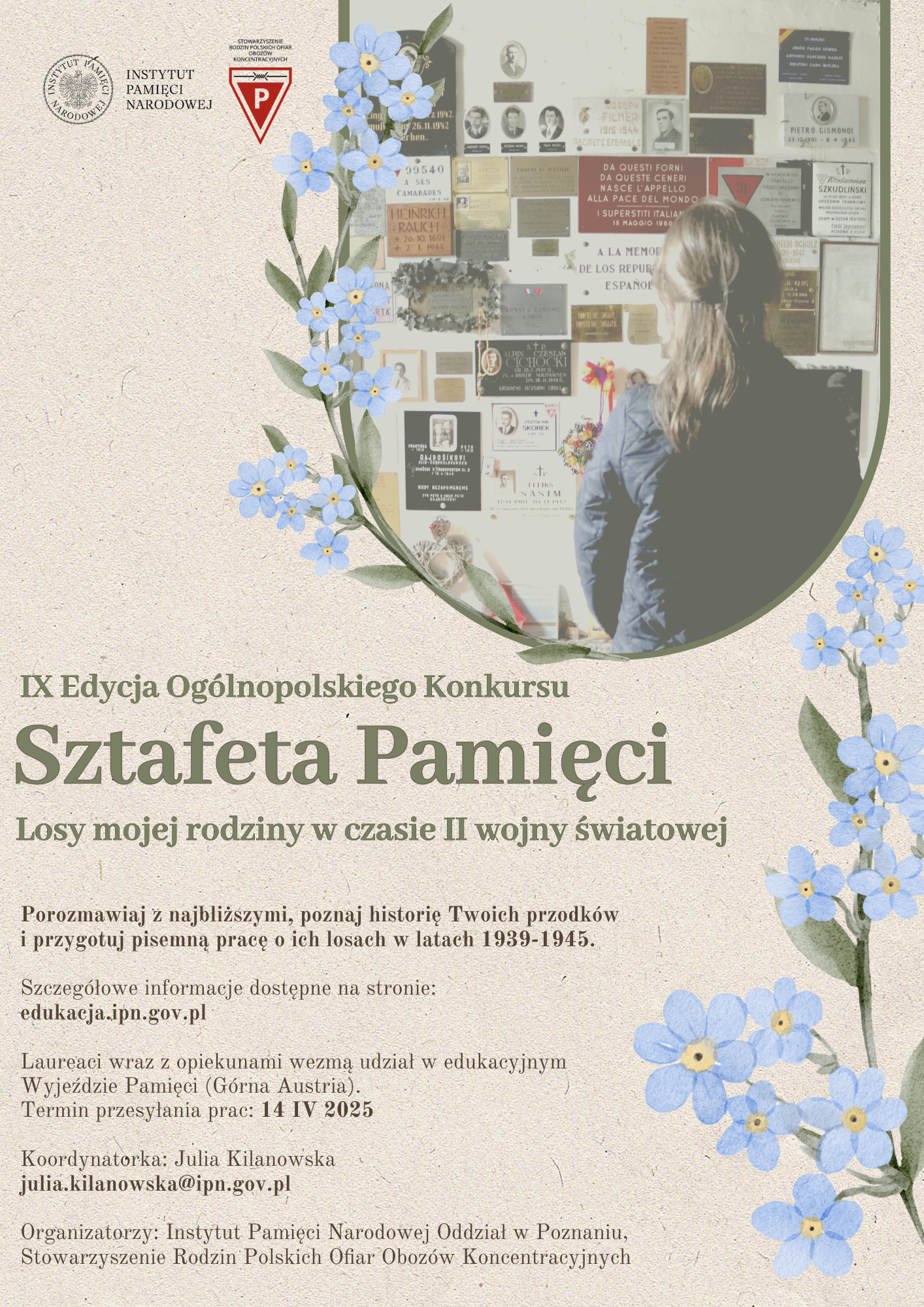 Logo - POZNAŃ Sztafeta Pamięci. Losy mojej rodziny w czasie II wojny światowej