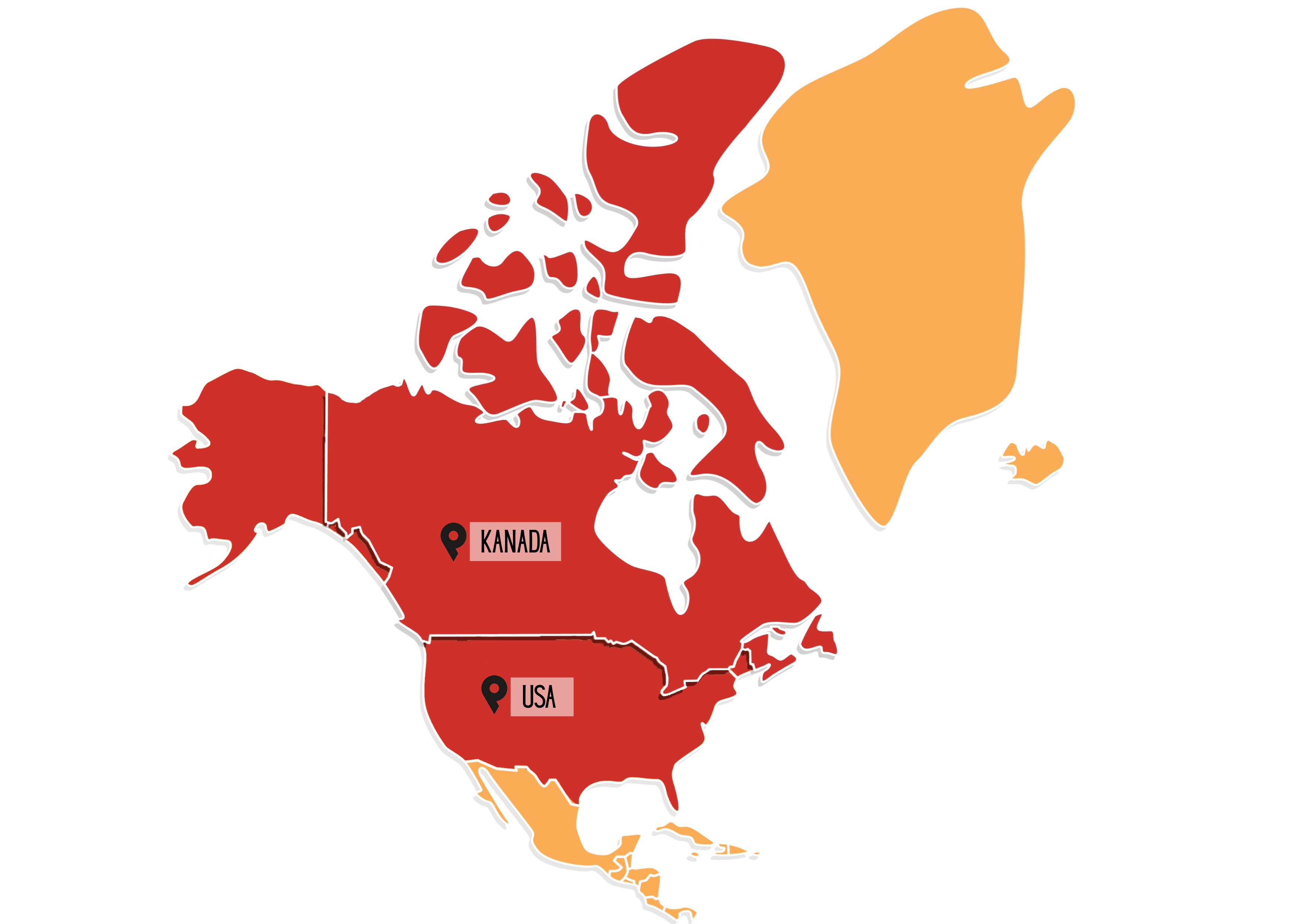 Przystanki historia w USA i Kanadzie
