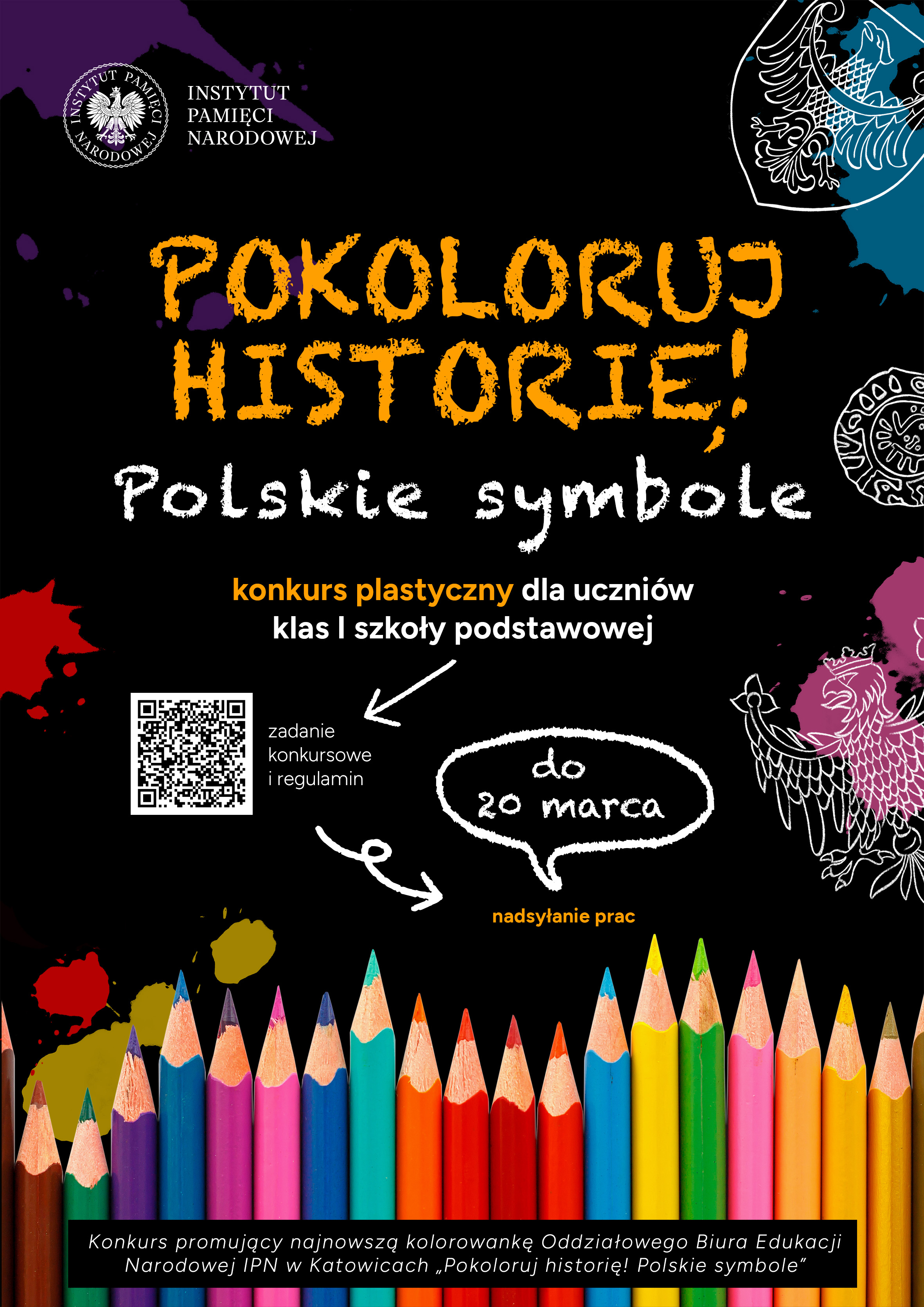 Logo - KATOWICE Konkurs plastyczny „Pokoloruj historię! Polskie symbole"