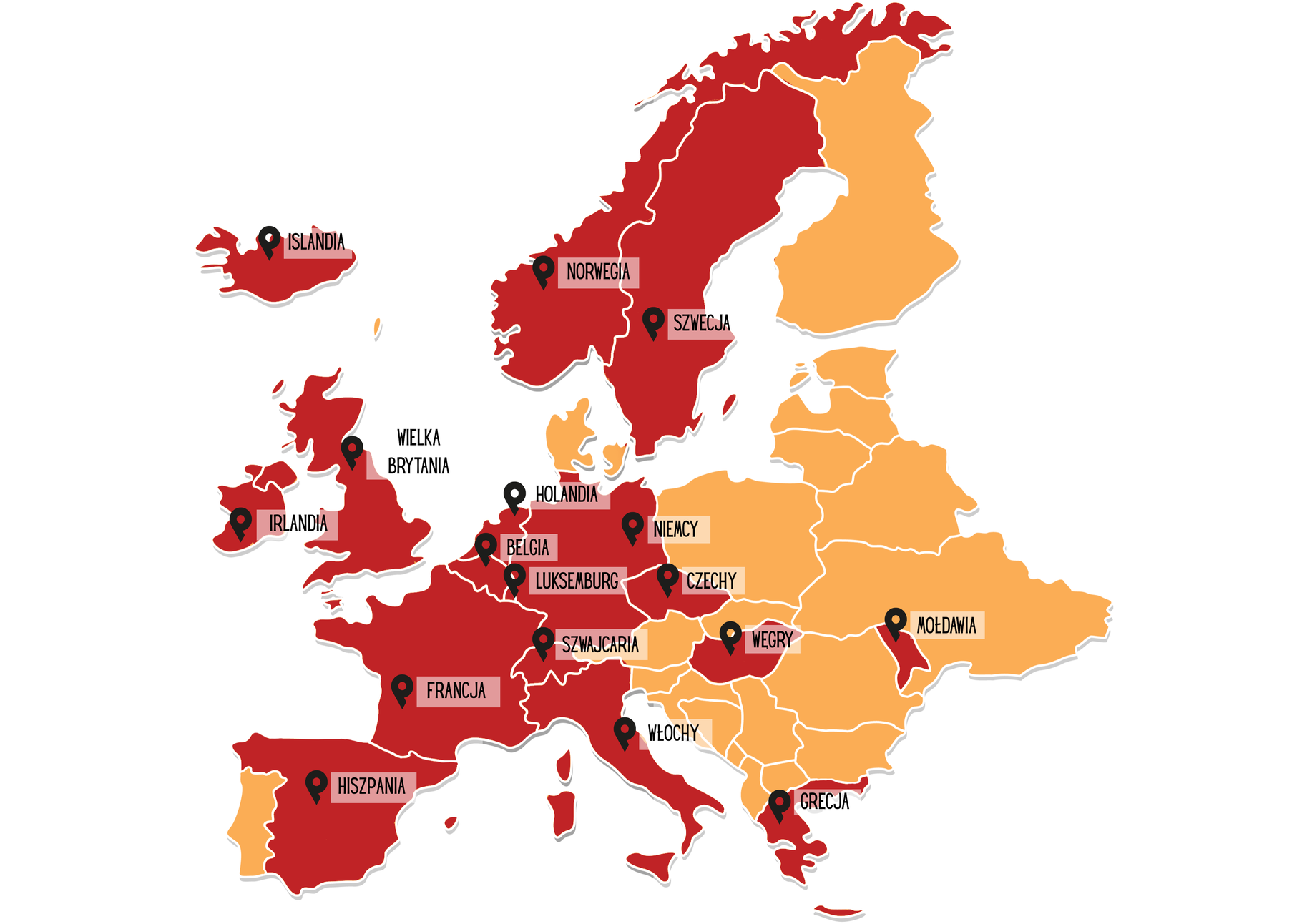 Przystanki historia w Europie