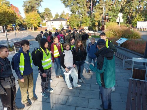 Rajd edukacyjny „Śladami Janusza Szweycera nad rzeką Grabią”