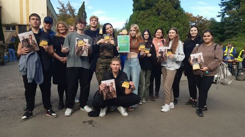 Rajd edukacyjny „Śladami Janusza Szweycera nad rzeką Grabią”