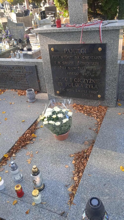 Grób więźniów zamordowanych przez Niemców – Luboń Żabikowo, fot. Borys Kaźmierczak.