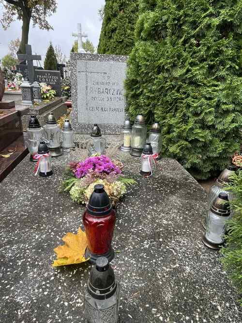 Nagrobki żołnierzy poległych we wrześniu 1939 r. spoczywających na cmentarzu w Rajsku, fot. uczniowie szkoły podstawowej w Rajsku.