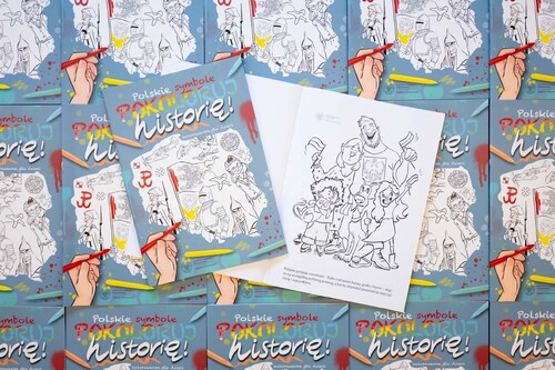 Kolorowanka Pokoloruj historię! Polskie symbole, fot. Krzysztof Łojko IPN (14)