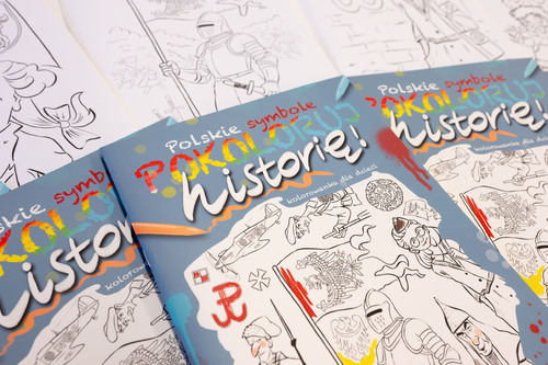 Kolorowanka Pokoloruj historię! Polskie symbole, fot. Krzysztof Łojko IPN (16)