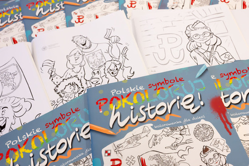 Kolorowanka Pokoloruj historię! Polskie symbole, fot. Krzysztof Łojko IPN (17)