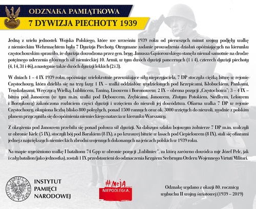 Okolicznościowy blister - rewers