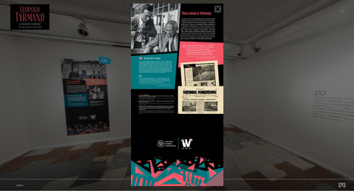 Wirtualne zwiedzanie wystawy "Leopold Tyrmand – o stylu bycia »w kontrze«"