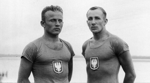 Henryk Budziński i Jan Mikołajczyk, 1930 r. Fot. NAC