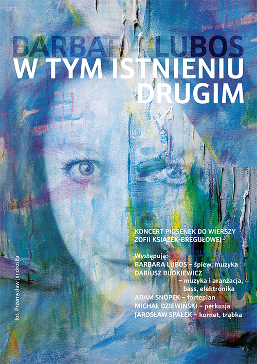 Plakat promujący recital