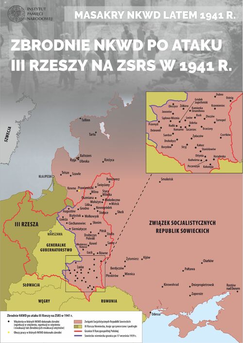 Masakry NKWD latem 1941 r. - Zbrodnie NKWD po ataku III Rzeszy na ZSRS w 1941 r.