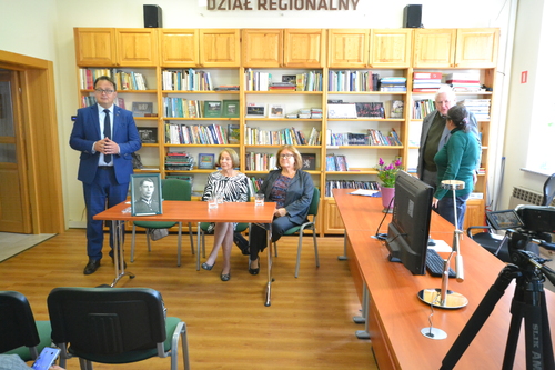 Spotkanie z córka gen. bryg. Jana Kiwerskiego panią Barbarą Kiwerska-Nowosad, fot. Czesław Kubicz