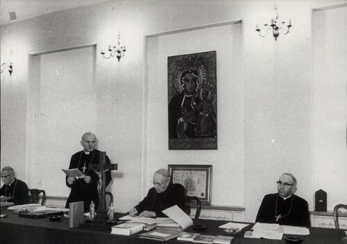 Obrady Konferencji Episkopatu Polski, Warszawa 1971 /AIPN w Warszawie