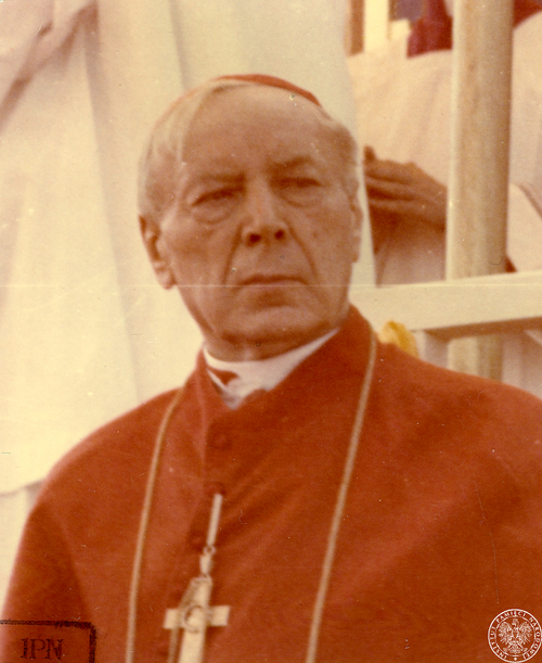 Zdjęcie portretowe prymasa Stefana Wyszyńskiego w stroju liturgicznym /AIPN