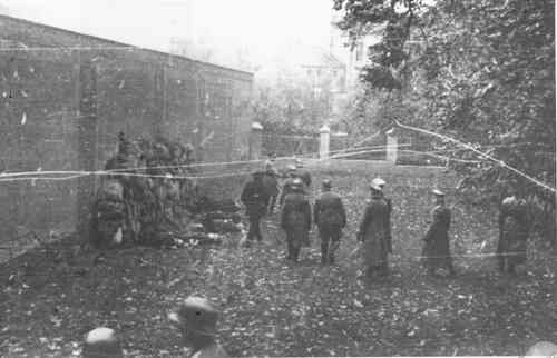 21 X 1939 r. egzekucja w Lesznie dokonana przez Einsatzkommando 14. Ze zbiorów IPN.