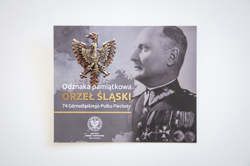 Odznaka pamiątkowa "Orzeł śląski 74 Górnośląskiego Pułku Piechoty"