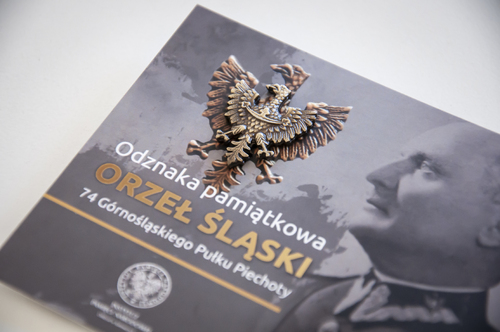 Odznaka pamiątkowa "Orzeł śląski 74 Górnośląskiego Pułku Piechoty"