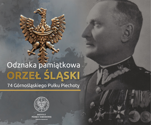 Blister odznaki Orzeł śląski 74 Górnośląskiego Pułku Piechoty-1