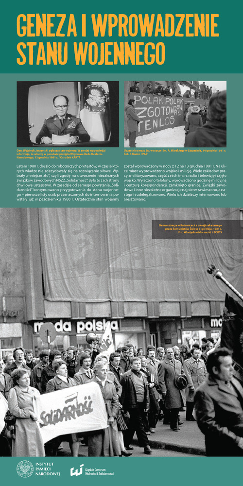 Wystawa "Stan wojenny 1981-1983"
