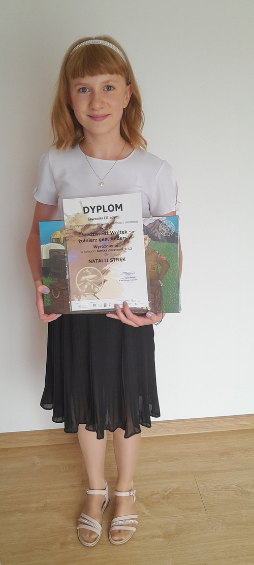 Natalia Stręk Wyróżnienie w kategorii Kartka pocztowa 9-12 lat
