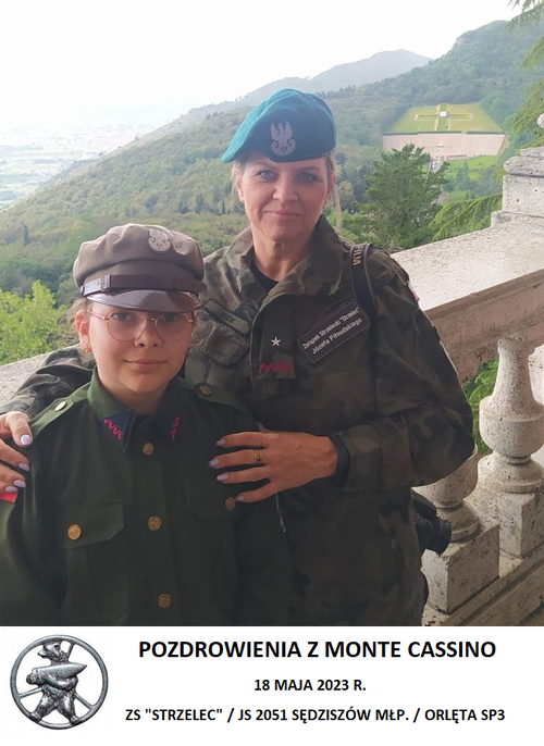 Tatiana Idzik z opiekunem Panią Patrycją Idzik Wyróżnienie w kategorii Kartka pocztowa 9-12 lat