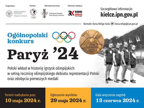 Ogólnopolski konkurs „Paryżˈ24. Polski wkład w historię igrzysk olimpijskich”