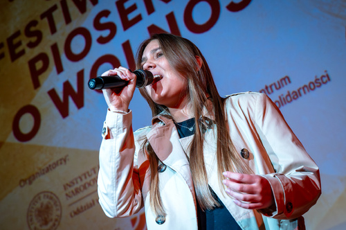 Finał VIII Ogólnopolskiego Festiwalu Piosenki o Wolności, Katowice, 20 kwietnia 2024, fot. IPN Krzysztof Łojko