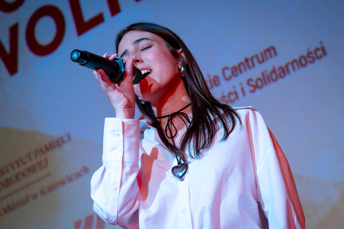 Finał VIII Ogólnopolskiego Festiwalu Piosenki o Wolności, Katowice, 20 kwietnia 2024, fot. IPN Krzysztof Łojko