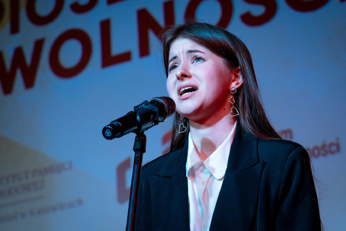 Finał VIII Ogólnopolskiego Festiwalu Piosenki o Wolności, Katowice, 20 kwietnia 2024, fot. IPN Krzysztof Łojko